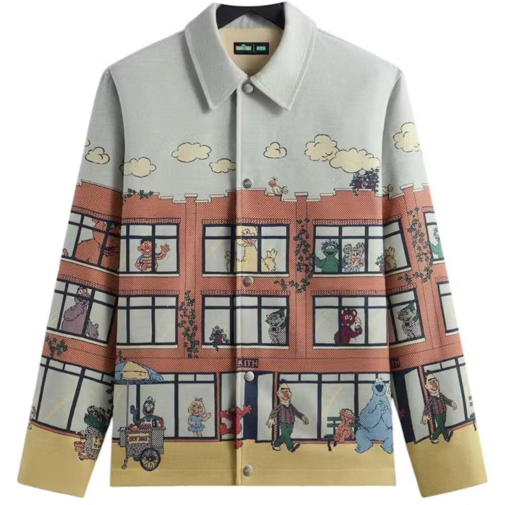 Kith x Sesame Street Lafayette Tapestry Jacket
